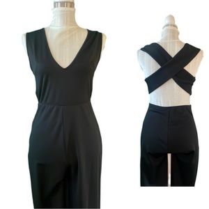 Black Wide Leg Jumpsuit
